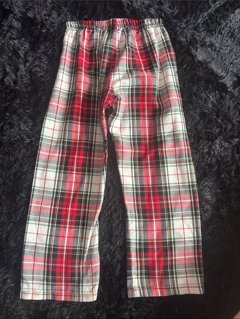 The Children's Place Red, White and Black Plaid Pajama Pants